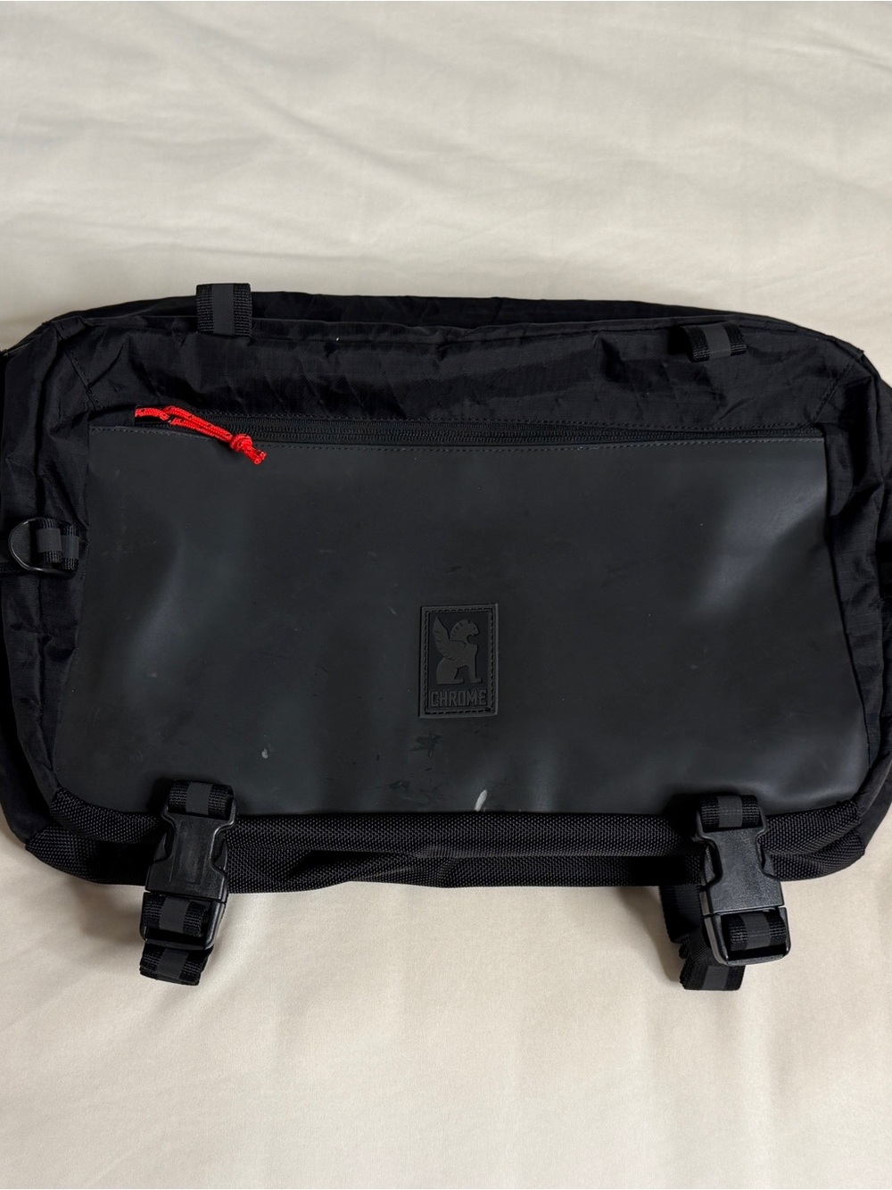 Chrome Kadet Max Messenger Bag in Black Reflective + X-Pac